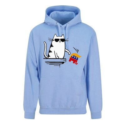 Cat Ladies For Kamala Harris Donald Trump 2024 Unisex Surf Hoodie