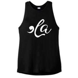 Comma La Funny Kamala Harris For President 2024 Cool Gift Ladies PosiCharge Tri-Blend Wicking Tank