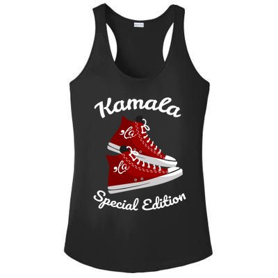 Comma La Funny Kamala Harris Vintage Sneakers Gift Ladies PosiCharge Competitor Racerback Tank