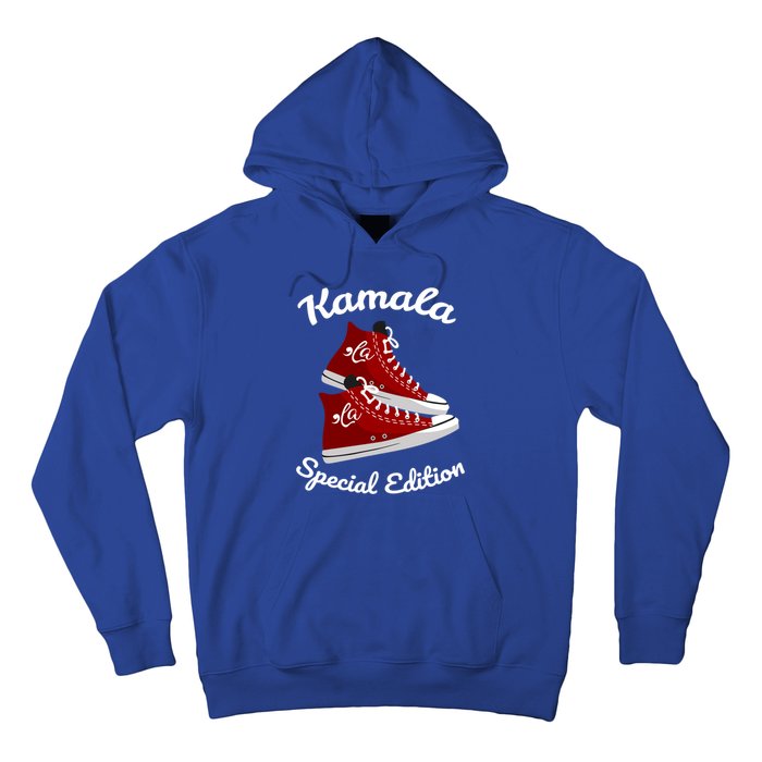 Comma La Funny Kamala Harris Vintage Sneakers Gift Hoodie