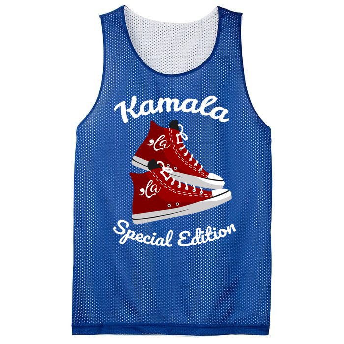 Comma La Funny Kamala Harris Vintage Sneakers Gift Mesh Reversible Basketball Jersey Tank