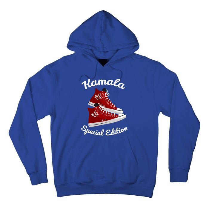 Comma La Funny Kamala Harris Vintage Sneakers Gift Tall Hoodie