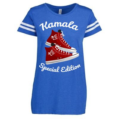 Comma La Funny Kamala Harris Vintage Sneakers Gift Enza Ladies Jersey Football T-Shirt