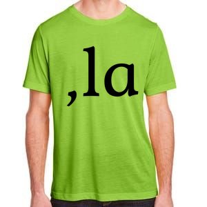 Comma La Funny Gift Adult ChromaSoft Performance T-Shirt