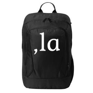 Comma La Funny Gift City Backpack