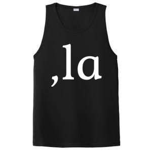 Comma La Funny Gift PosiCharge Competitor Tank