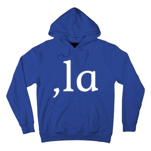 Comma La Funny Gift Hoodie