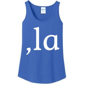 Comma La Funny Gift Ladies Essential Tank