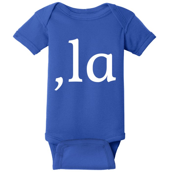 Comma La Funny Gift Baby Bodysuit