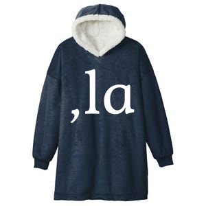 Comma La Funny Gift Hooded Wearable Blanket