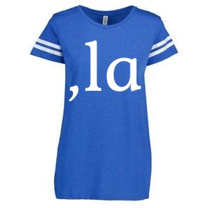 Comma La Funny Gift Enza Ladies Jersey Football T-Shirt