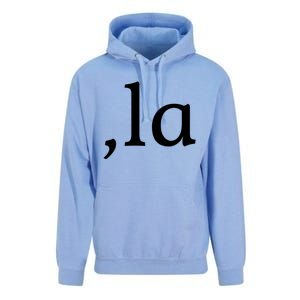 Comma La Funny Gift Unisex Surf Hoodie