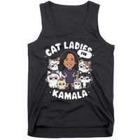 Cat Ladies For Kamala 2024 Presidential Support Tank Top