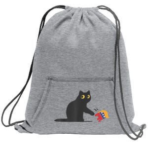 Cat Ladies For Kamala Harris Donald Trump 2024 Sarcastic Sweatshirt Cinch Pack Bag