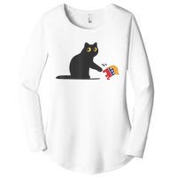 Cat Ladies For Kamala Harris Donald Trump 2024 Sarcastic Women's Perfect Tri Tunic Long Sleeve Shirt