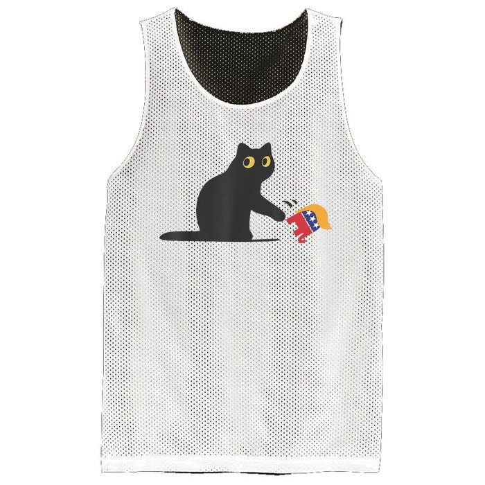 Cat Ladies For Kamala Harris Donald Trump 2024 Sarcastic Mesh Reversible Basketball Jersey Tank