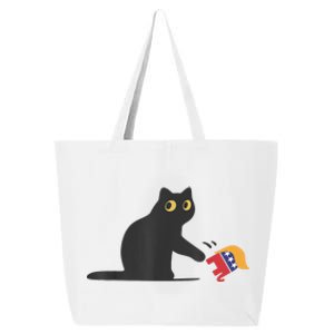 Cat Ladies For Kamala Harris Donald Trump 2024 Sarcastic 25L Jumbo Tote