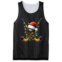 Christmas Lights Field Hockey Player Team Sant Hat Xmas Gift Mesh Reversible Basketball Jersey Tank