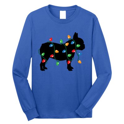 Christmas Lights French Bulldog Dog Lover Gift Long Sleeve Shirt