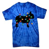 Christmas Lights French Bulldog Dog Lover Gift Tie-Dye T-Shirt