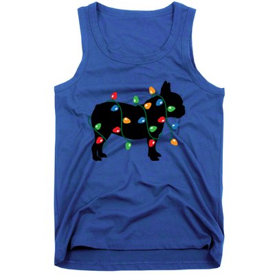 Christmas Lights French Bulldog Dog Lover Gift Tank Top