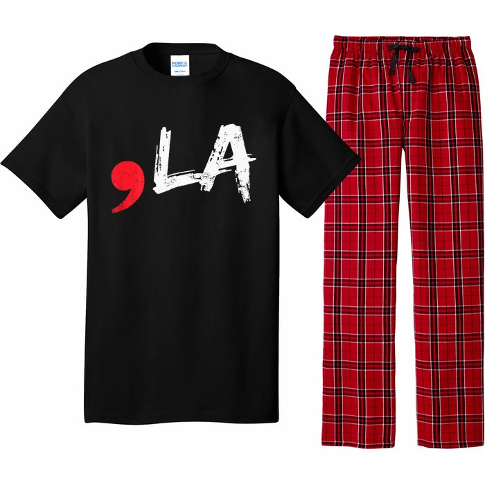 Comma La Funny Kamala Harris 2024 President Pajama Set