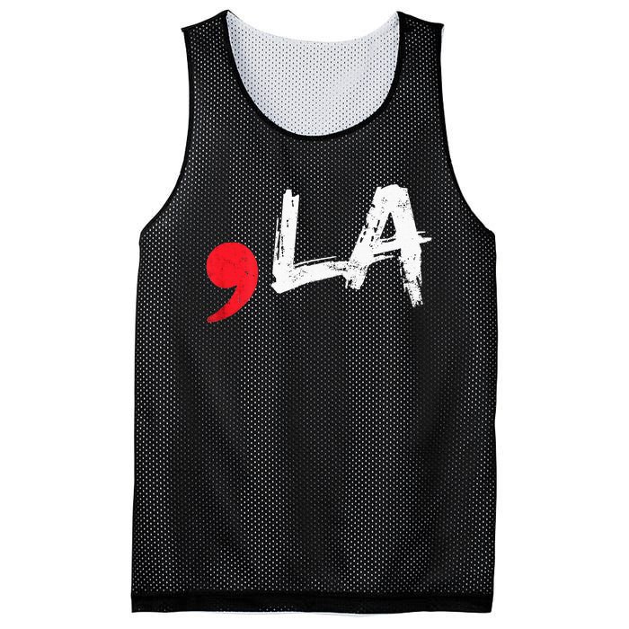 Comma La Funny Kamala Harris 2024 President Mesh Reversible Basketball Jersey Tank