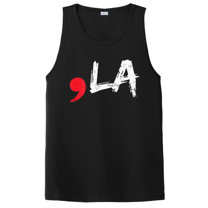 Comma La Funny Kamala Harris 2024 President PosiCharge Competitor Tank