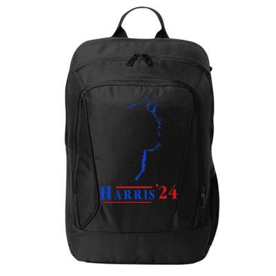 Cat Ladies For Kamala Funny Cat 2024 President Kamala Harris City Backpack