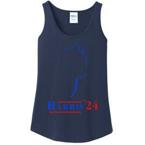 Cat Ladies For Kamala Funny Cat 2024 President Kamala Harris Ladies Essential Tank