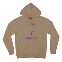 Cat Ladies For Kamala Funny Cat 2024 President Kamala Harris Hoodie