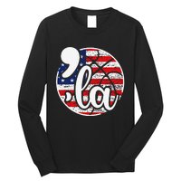 Comma La For Basketball Fans Long Sleeve Shirt