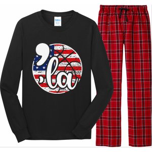 Comma La For Basketball Fans Long Sleeve Pajama Set