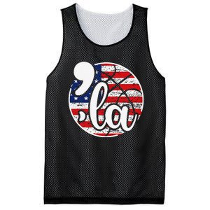 Comma La For Basketball Fans Mesh Reversible Basketball Jersey Tank