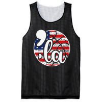 Comma La For Basketball Fans Mesh Reversible Basketball Jersey Tank