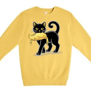 Cat Ladies For Kamala Harris Donald Trump 2024 Premium Crewneck Sweatshirt