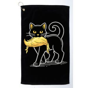 Cat Ladies For Kamala Harris Donald Trump 2024 Platinum Collection Golf Towel