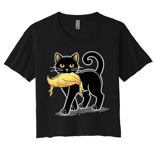 Cat Ladies For Kamala Harris Donald Trump 2024 Crop Top