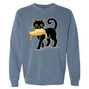 Cat Ladies For Kamala Harris Donald Trump 2024 Garment-Dyed Sweatshirt