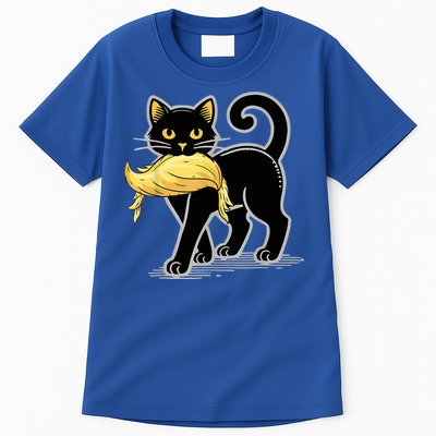 Cat Ladies For Kamala Harris Donald Trump 2024 Tall T-Shirt
