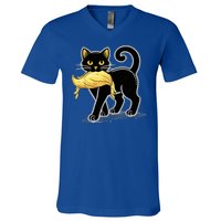 Cat Ladies For Kamala Harris Donald Trump 2024 V-Neck T-Shirt