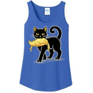 Cat Ladies For Kamala Harris Donald Trump 2024 Ladies Essential Tank