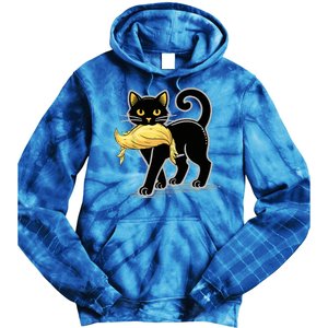 Cat Ladies For Kamala Harris Donald Trump 2024 Tie Dye Hoodie