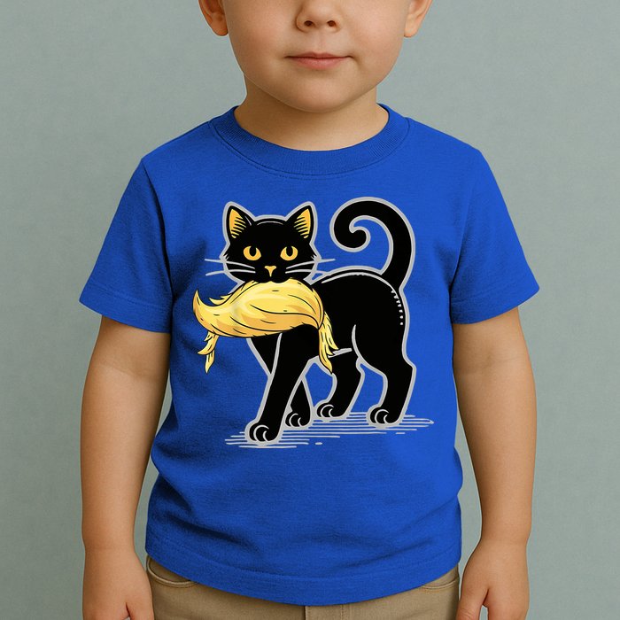 Cat Ladies For Kamala Harris Donald Trump 2024 Toddler T-Shirt