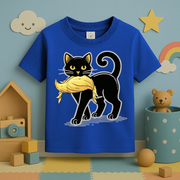 Cat Ladies For Kamala Harris Donald Trump 2024 Toddler T-Shirt