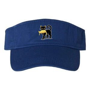 Cat Ladies For Kamala Harris Donald Trump 2024 Valucap Bio-Washed Visor