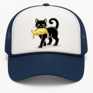 Cat Ladies For Kamala Harris Donald Trump 2024 Trucker Hat