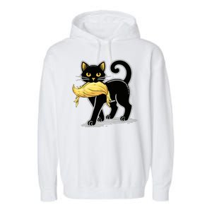 Cat Ladies For Kamala Harris Donald Trump 2024 Garment-Dyed Fleece Hoodie