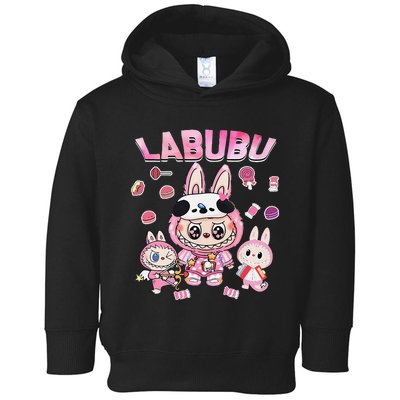 Cute Labubu Funny The Monsters Pin.K Meme Birthday Toddler Hoodie