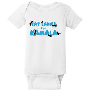 Cat Ladies For Kamala Childless Cat Ladies Baby Bodysuit